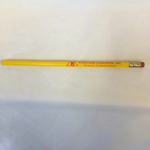New Vintage Robertson Companies Inc Foremost In Brand Names Unused Yellow Pencil - Picture 1 of 3