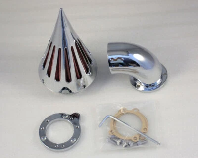 Kit de filtro de filtro de aire Spike para todas las Harley S&S CV XL Sportster 1200 883 CROMO Foto 1 de 4