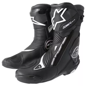 Alpinestars SMX-Plus Motorcycle Racing Sports Boots Black - Picture 1 of 6