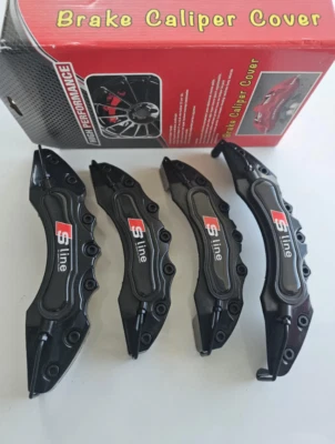 Cubierta de pinza de freno 4 piezas para Audi B3 A3 A4 A6 A7 A5 Q5 Q3 RS Q5 Q7 Q2 S-Line RS Foto 1 de 4