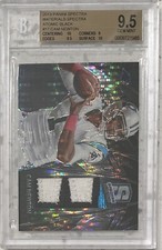 2013 Cam Newton Panini Spectra Atomic Black Relic BGS 9.5 Gem Mint 1/1