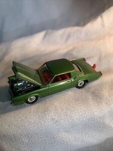 🔥 Vintage ‘60’ s #59 Cadillac Eldorado GREEN RED Interior Metal Base Mint RARE