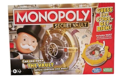 Monopoly Secret Vault Board Game Ages 8+ Family Game 2-6 Players New and Sealed - Image 1 of 3