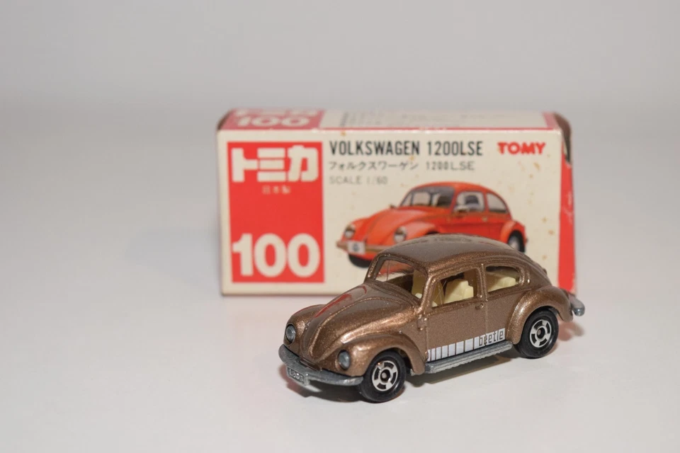 A85 1:60 TOMICA TOMY 100 VW VOLKSWAGEN BEETLE BEETLE BEETLE 1200 LSE 1200LSE ... - Image 1 of 4