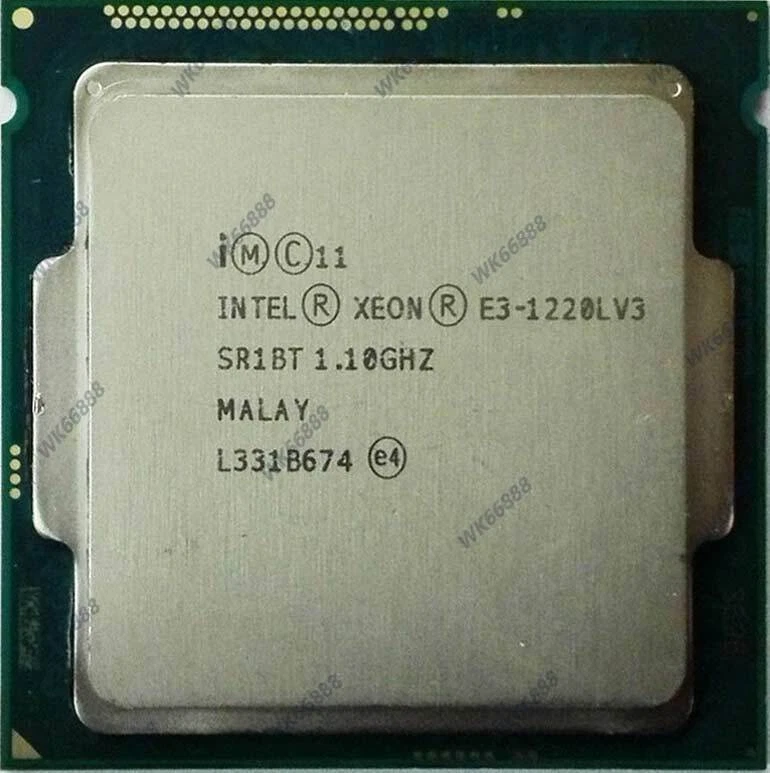 Procesador CPU Intel Xeon E3-1220L V3 1,1 GHz LGA1150r SR1BT 13 W Foto 1 de 1