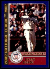 2003 Topps Home Team Advantage Barry Bonds San Francisco Giants #706