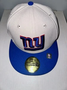 New Era New York Giants NLF Letterman Super Bowl Rear Patches 59Fifty Fitted Hat - Picture 1 of 8
