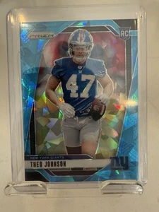 THEO JOHNSON 2024 PANINI PRIZM ROOKIE BLUE ICE GIANTS RC /99 - Picture 1 of 2