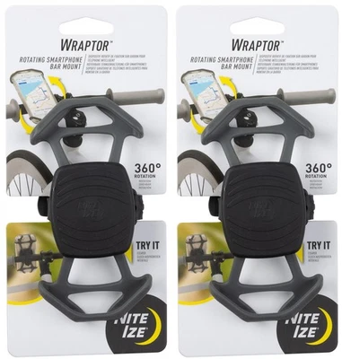 Nite Ize Wrapator Rotating Smartphone Bar Mount (2-Pack) - Image 1 of 4