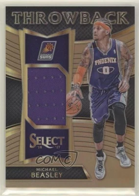 2016-17 Panini Select Throwback Memorabilia Copper Prizm /49 Michael Beasley #22 - Image 1 of 2