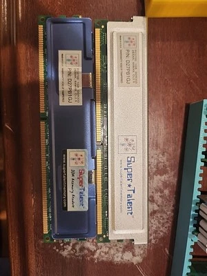 Super Talent 1 GB DIMM 333 MHz DDR Memory (D27PB1GJ) - Image 1 of 2