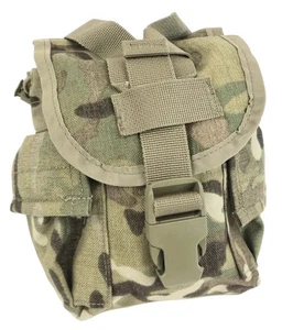 DAMAGED US Army 1 QT General Purpose Canteen Pouch Molle II Multicam OCP - Picture 1 of 3