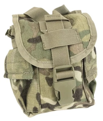 DAMAGED US Army 1 QT General Purpose Canteen Pouch Molle II Multicam OCP - Image 1 of 3