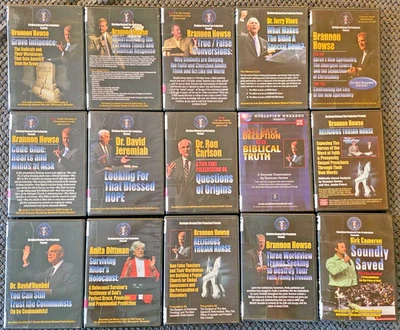 Lot of 15 Worldview Weekend Tele-Productions - B.Howse, D. Jeremiah, K Cameron + - Image 1 of 2