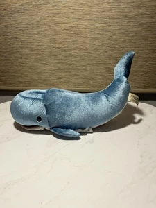 Folkmanis Puppen Wal Handpuppe Plüsch blau grau Ganzkörper Fisch Tier Spielzeug - Bild 1 von 9