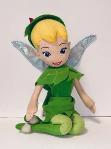 Disney Fairies 2011 TINKER BELL 12" sitting Plush Toy, Neverland Peter Pan - EUC - Bild 1 von 13