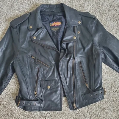 Chaqueta de moto Easy Rider vintage grande para mujer Foto 1 de 4