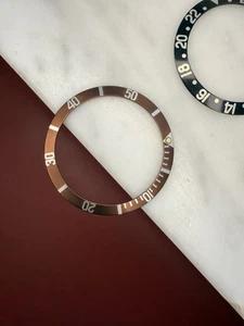 BEZEL INSERT Aftermarket FOR VINTAGE ROLEX SUB , 5513, 1680, 5512, Brown - Picture 1 of 5