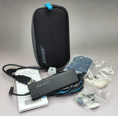 Bose QuietComfort 20 Cuffie Cancellazione Rumore QC20 Auricolari Blu/Nero - TESTATE - Immagine 1 di 4