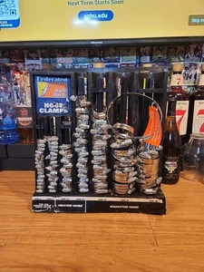 Morsetto tubo ricambi auto federato Fisher vintage espositore negozio 100 + morsetti - Foto 1 di 8