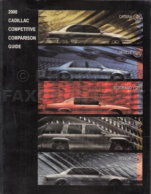 Cadillac 2000 guía de comparación competitiva concesionario álbum especificaciones opciones características Foto 1 de 2