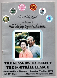 Glasgow FA Select v Football League 1976-1977 Friendly 17/05/1977 - Picture 1 of 1