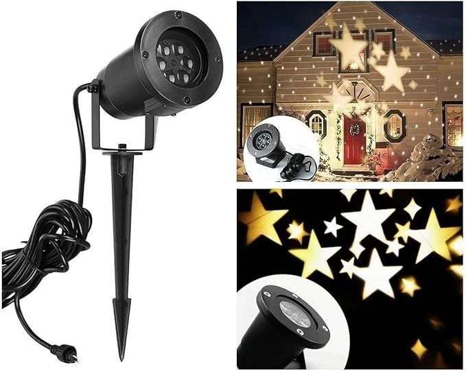 Christmas Projector Light Star Moving Holiday Decoration LED Landscape Spotlight - Image 1 of 1