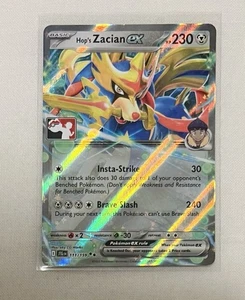 Play! Pokemon Prize Pack Series 7 Journey Together 111/159 Hop's Zacian ex - Picture 1 of 2