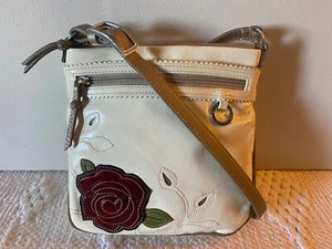 Brighton Umhängetasche antik weiß gen. Lackleder + versilbert hartw. - Bild 1 von 11