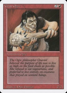 Juego de Juego Magic The Gathering Gris Ogro x4 Edición Revisada Común Casi Nuevo - Imagen 1 de 1