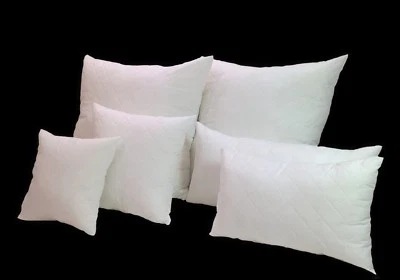 Kissen Kopfkissen Mikrofaser Weiß Reißverschluss 40x40 50x50 40x60 40x80 80x80  - Bild 1 von 4