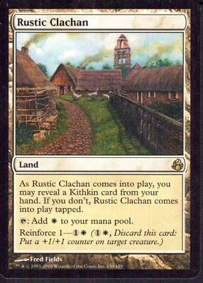 Rustic Clachan - Morningtide - Magic MTG - LP - Image 1 of 3