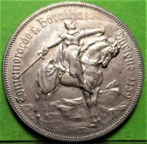 PORTUGAL, 10 Escudos, 1948 ''Batalla de Ourique'' SC-, Ag - Imagen 1 de 2