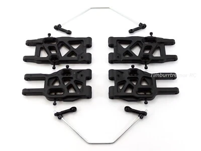 HoBao Hyper 7 TQ Front Rear LOWER Suspension Arms w/Swaybars (Ofna 19024 19631) - Image 1 of 3