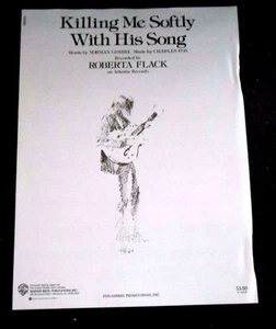 Partitura musical KILLING ME SOFTLY WITH HIS SONG de Norman Gimbel Charles Fox 1972 - Imagen 1 de 4