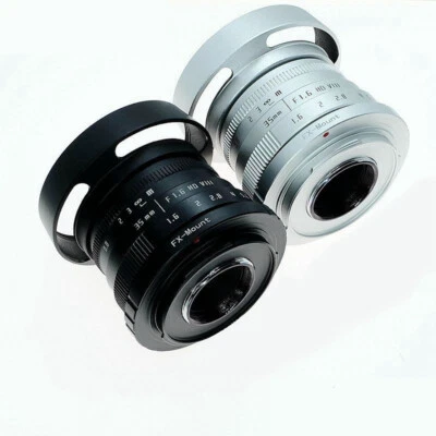 35mm F1.6 HD Prime Lens For Sony E Canon EF-M FUJI X M4/3 Camera Mount Beginner - Image 1 of 4