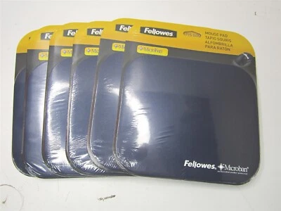 Fellowes (5933805) Navy Blue Mouse Pad with Microban - Lot of 6 - Image 1 of 3