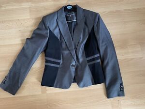 BNWOT Ladies Black & Grey Jacket Marks & Spencer Size 12