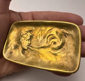 Art Nouveau vide poche en bronze N° 1 - Imagen 1 de 9