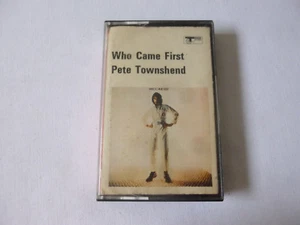 PETE TOWNSHEND ~ WHO CAME FIRST ~ RARE 1972 UK ROCK CASSETTE TAPE ~ PAPER LABEL - Picture 1 of 8