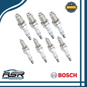 KIT 8 CANDELE BOSCH ALFA 145-146-147-155-156-166 1.4 1.6 1.8 2.0 TWIN SPARK 16V - Foto 1 di 2