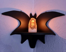 Handmade Corner Bat Shelf - Wicca, Goth, Gothic, Halloween, Bat, wall decor
