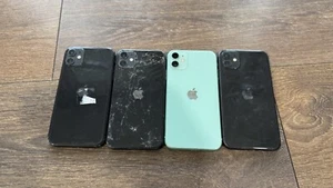 4x Broken Iphones for parts only - Picture 1 of 2