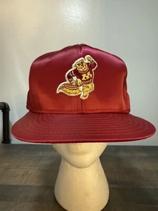 VINTAGE MINNESOTA GOLDEN GOPHERS SNAPBACK HAT SUPER SATIN AJD USA - Picture 1 of 4