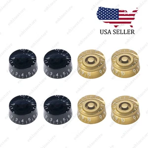 Guitar Speed Dial Knobs 24 Fine Spline Control Knobs For Gibson Les Paul - Picture 1 of 7