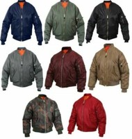 Rothco Ma 1 Vuelo Chaqueta Con Parches Para Hombre Negro Talla Mediana Nuevo Bombardero Ebay