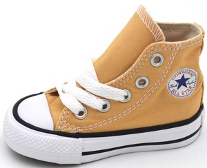 orange baby converse