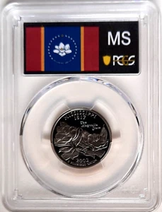 2002-S Clad Proof Mississippi State Quarter-PCGS PR 70 DCAM-State Flag - Picture 1 of 4