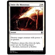 Smite the Monstrous - M/NM White Instant Common Zendikar Rising CCG TCG MTG ZNR