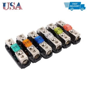 Car Audio Fuse Power Fuse Holder 30A 40A 60A 80A 150A Fusebox Car Fuse DC12-48V - Picture 1 of 24